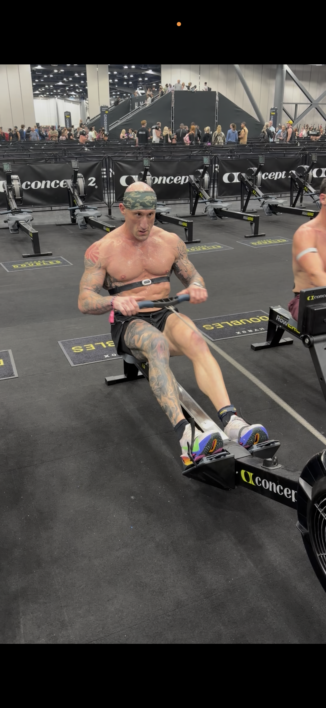 HYROX Rowing training station